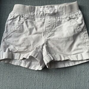 Toddler Girls' Shorts - Light Gray (3T)